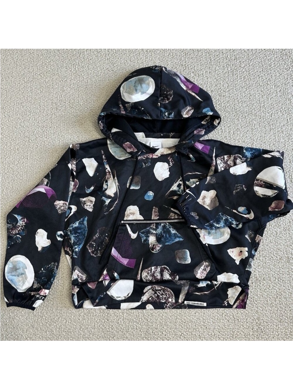 Nike Hoodie Cropped‎ Size XS Black